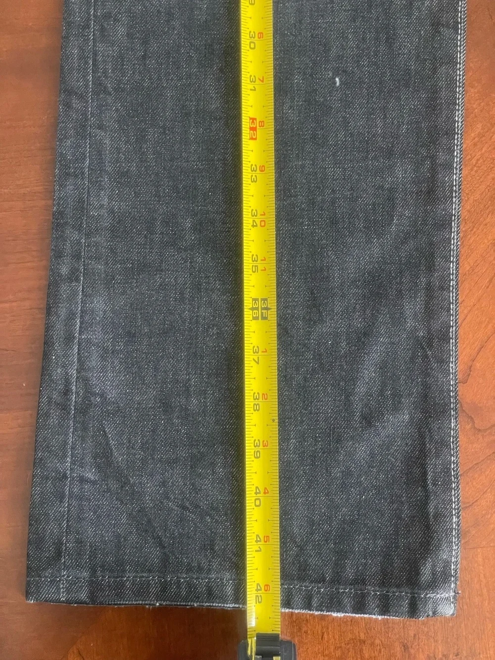 Joe’s Jeans Rebel Fit Black Denim Straight Leg W33 Made in USA Look